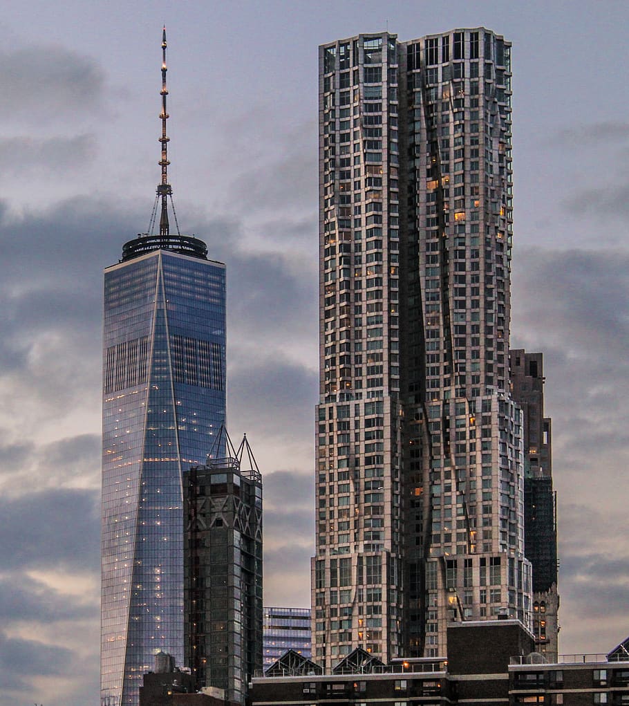 brooklynbridge, oneworldtrade, worldtradecenter, domtower, newyork HD wallpaper