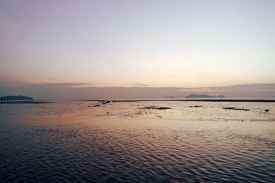 thailand, phuket, dawn, beach, sea, landscape, sunrise, scenics - nature HD wallpaper