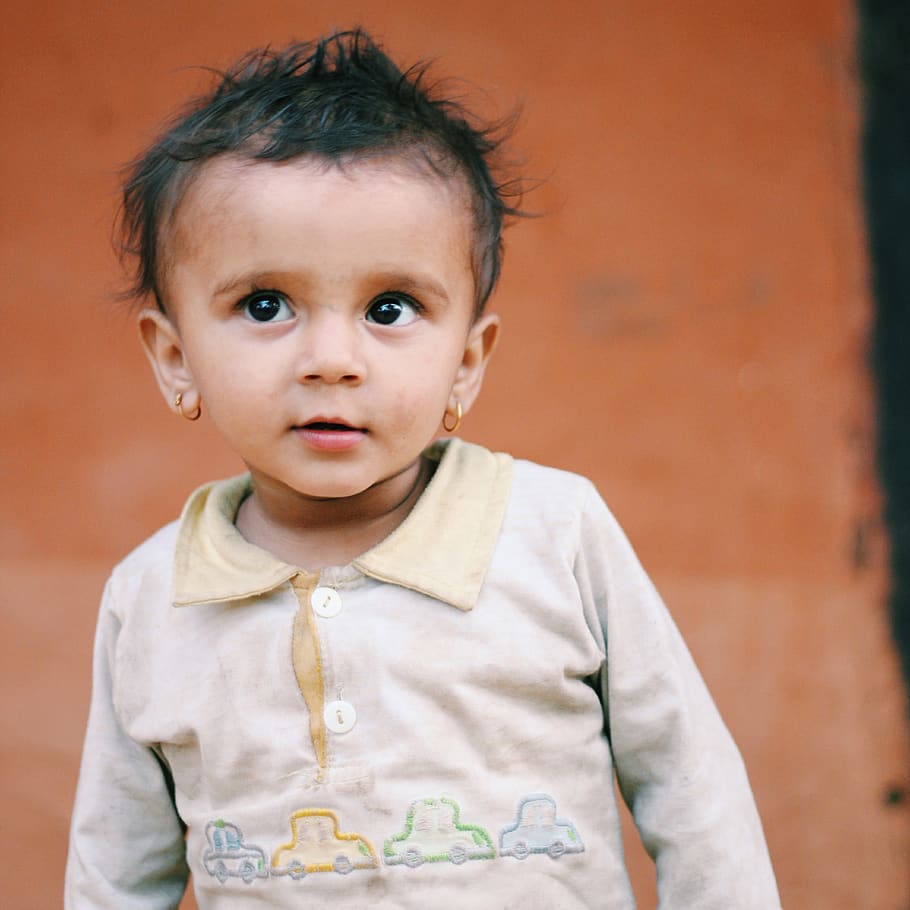 nepal, child, childhood, portrait, one person, innocence, looking at camera HD wallpaper