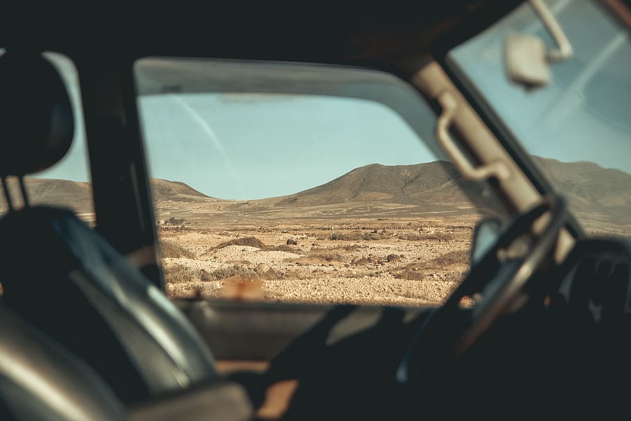 empty driver seat, mode of transportation, car, glass - material HD wallpaper