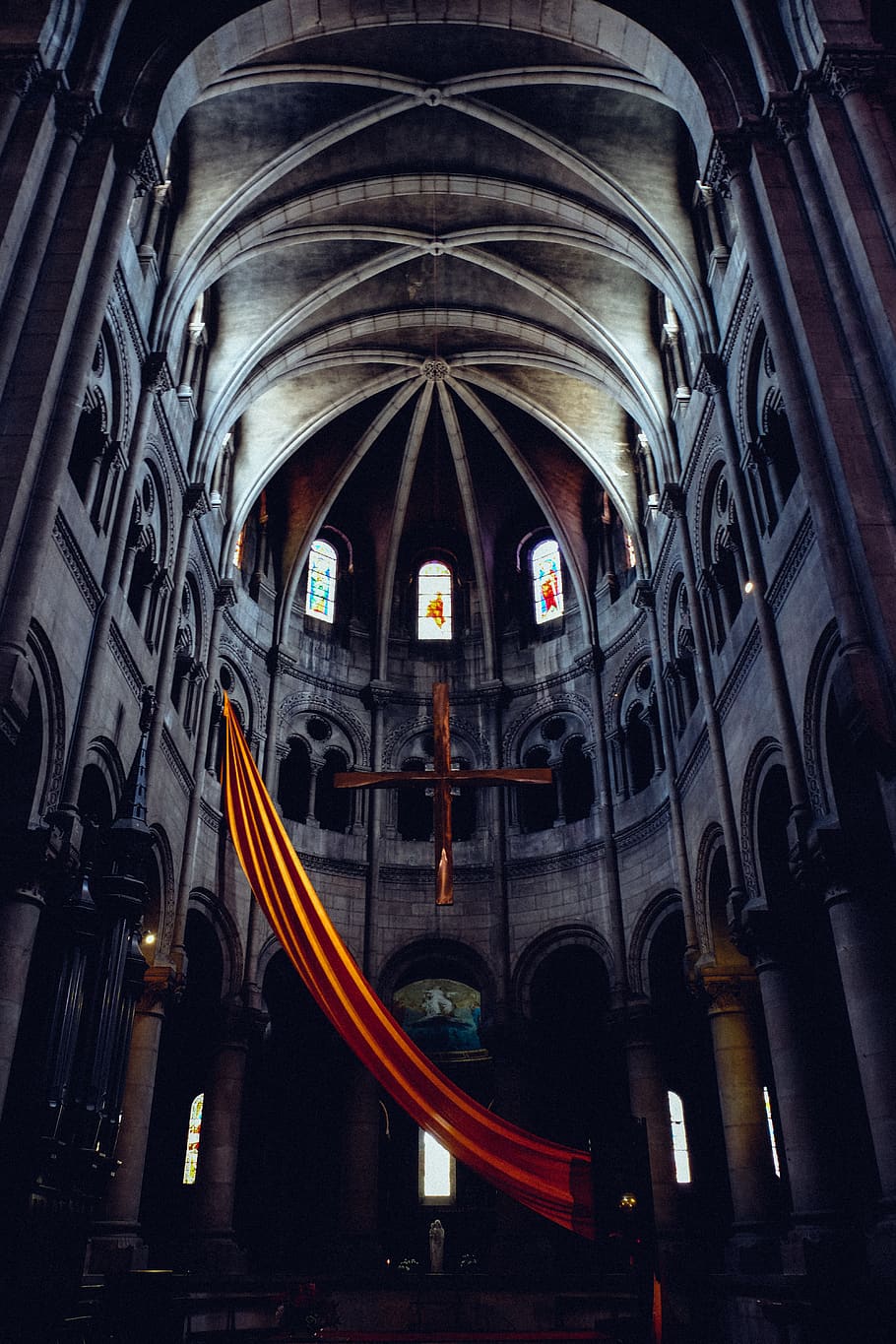 Church Interior, arches, architecture, basilica, building, cathedral HD wallpaper