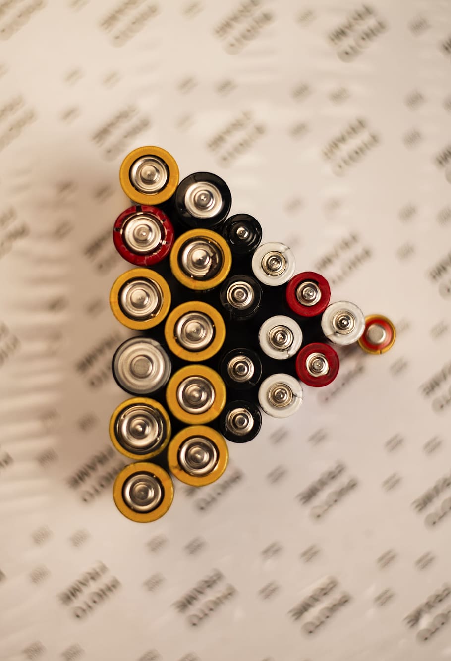 Batteries Lot, battery, close-up, indoors, communication, selective focus HD wallpaper