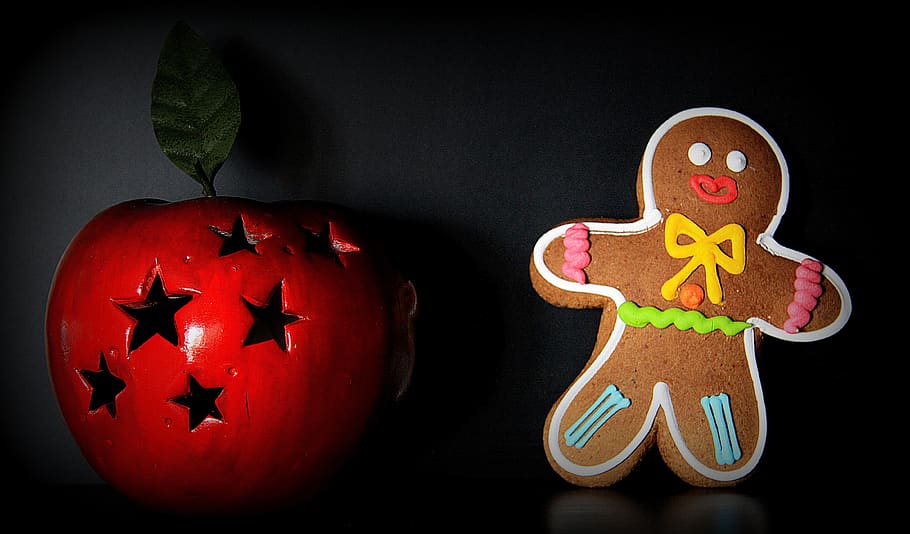 gingerbread, cakes, sweet, celebration, food and drink, holiday HD wallpaper