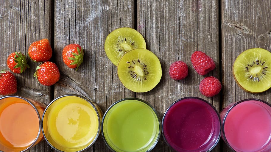 smoothies, juice, fruit, colorful, vitamins, detox, diet, vegan, HD wallpaper