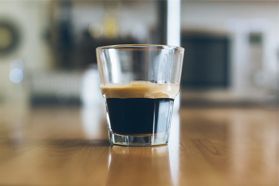 espresso, glass, coffee, table, drinking glass, food and drink HD wallpaper