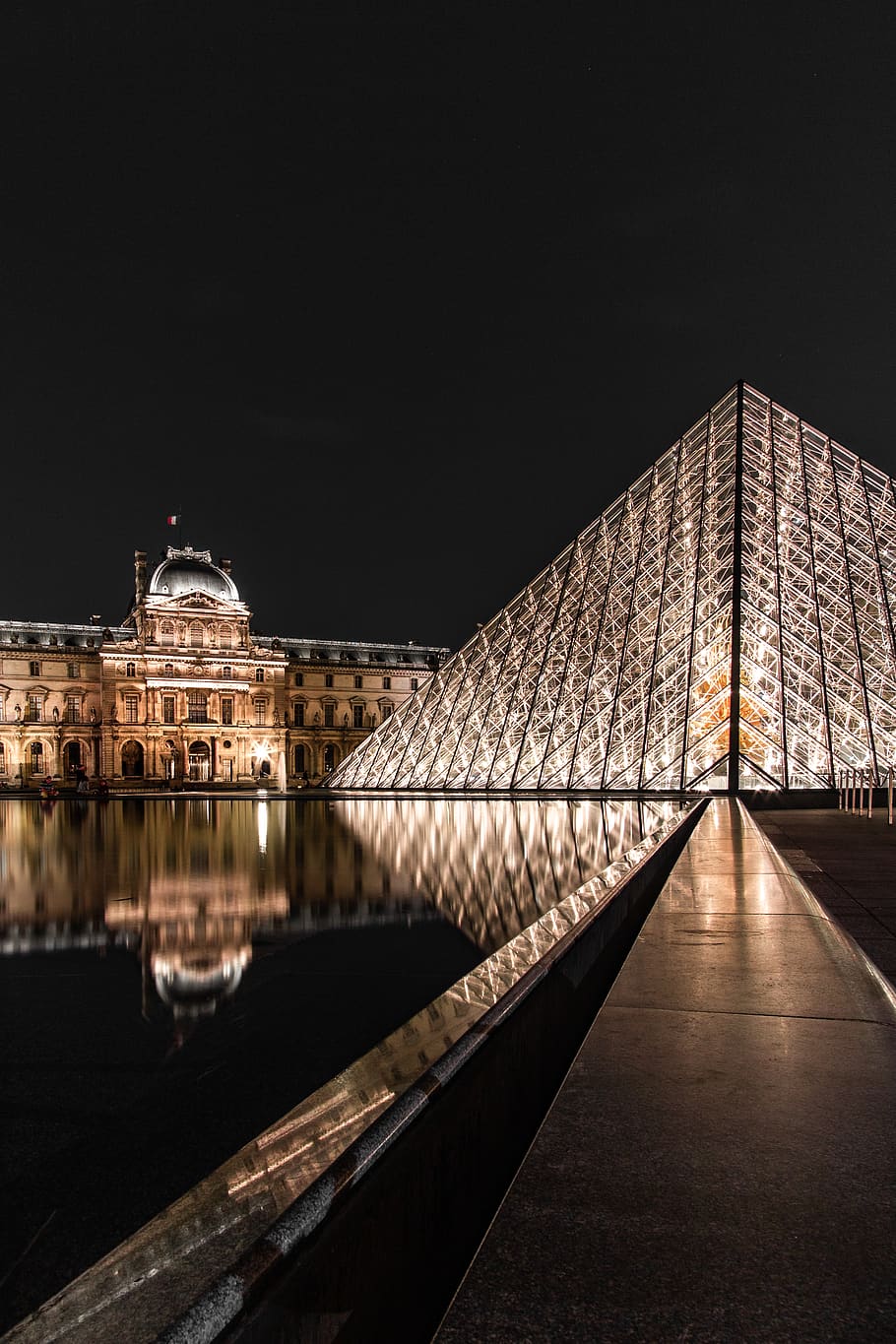 glass building during nighttime, architecture, built structure HD wallpaper