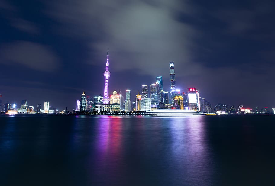 shanghai, china, waitan, architecture, building exterior, landscape HD wallpaper