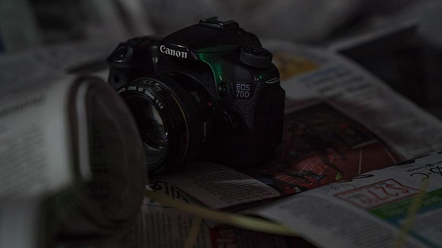 canon, canon photography, canon 70d, 50m lens, newspaper, trash, HD wallpaper