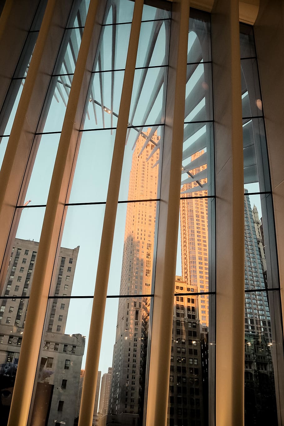 window, building, architecture, new york, usa, skylight, snow HD wallpaper