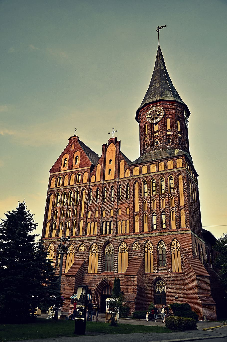 cathedral, konigsberg, kaliningrad, historically, church, old, HD wallpaper