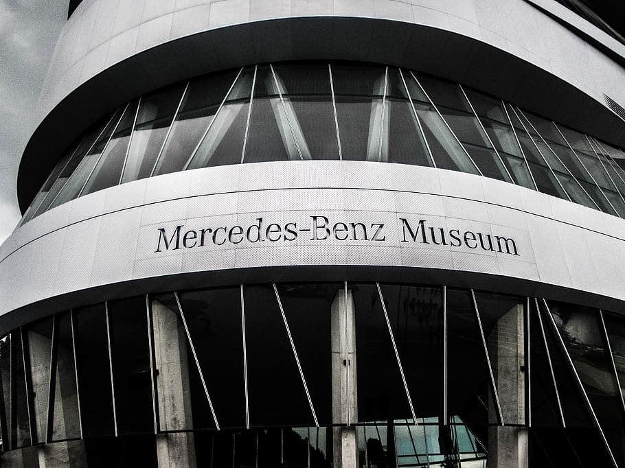 architectural photograph of Mercedes-Benz Museum, stuttgart, germany