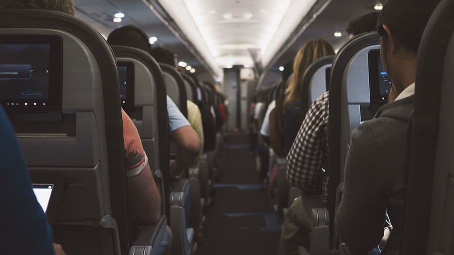 belize, belize city, crowd, plane, world, travel, seats, vehicle interior HD wallpaper