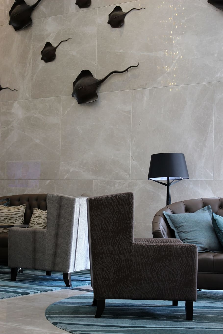 Source Hotel Lobby Wall Decor Wall Design Diy Modern 3D Wallpaper For Walls  on malibabacom