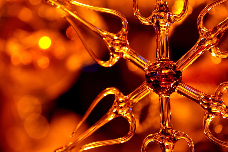 Focus Photography of Red Glass Ornament, blur, bright, close-up HD wallpaper