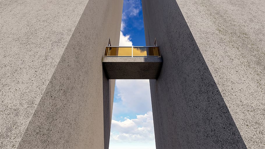 bridge, crossover, passing, other side, hedge, new, future HD wallpaper