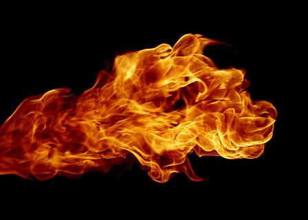 fire, ball, flame, burst, atom, black, abstract, outburst, bomb HD wallpaper