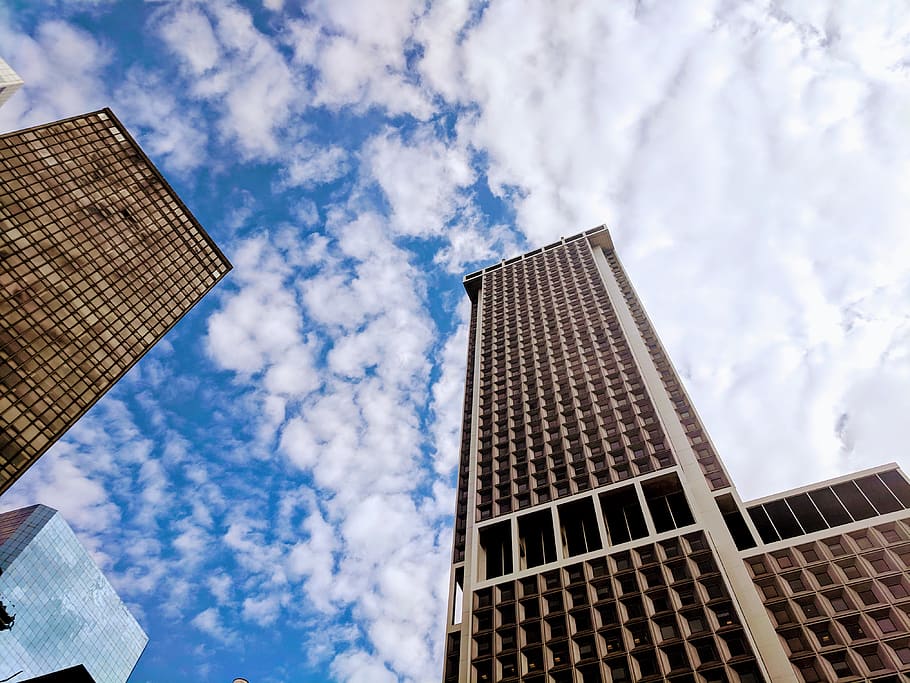 high rise building, office building, architecture, town, city HD wallpaper