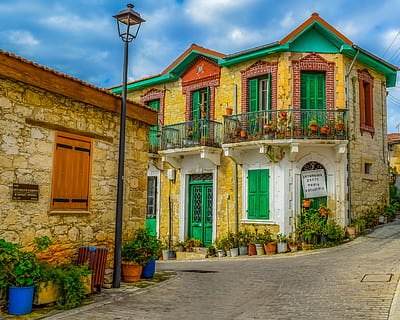 house, old, architecture, neoclassic, building, facade, vintage HD wallpaper