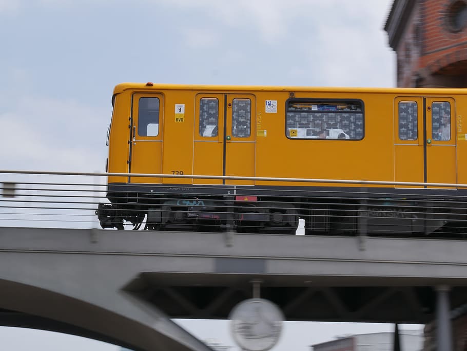 germany, berlin, public transportation, train, train - vehicle HD wallpaper