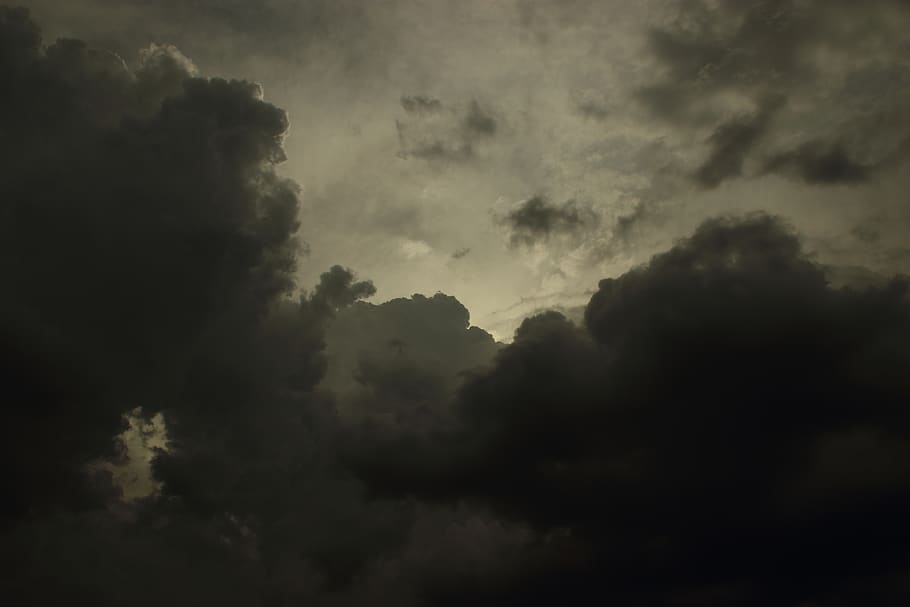 cloud, sky, rainstorm, cloud - sky, beauty in nature, low angle view HD wallpaper