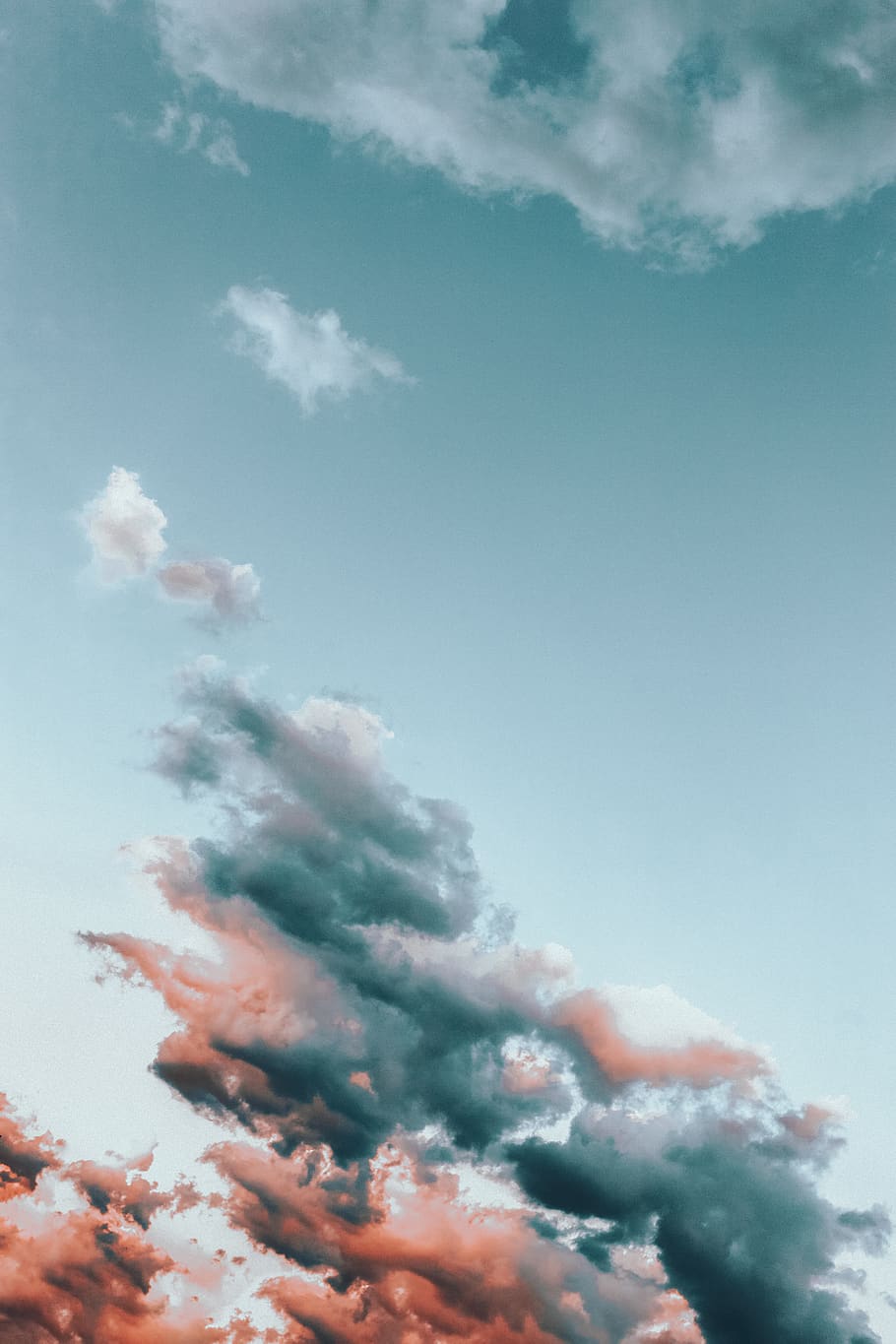 blue sky image, cloud - sky, day, no people, nature, low angle view HD wallpaper