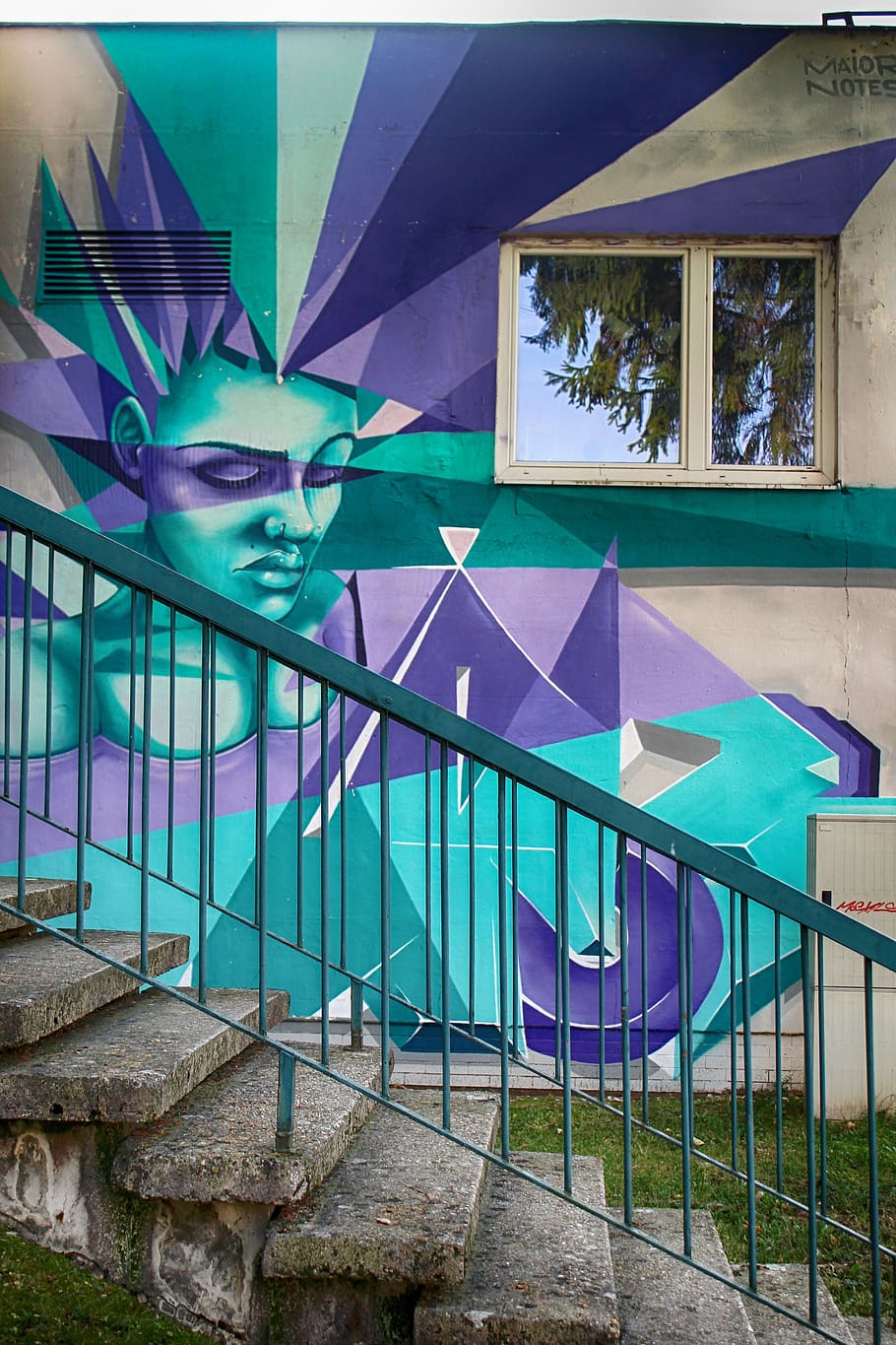 graffiti, art, sprays, architecture, built structure, railing, HD wallpaper