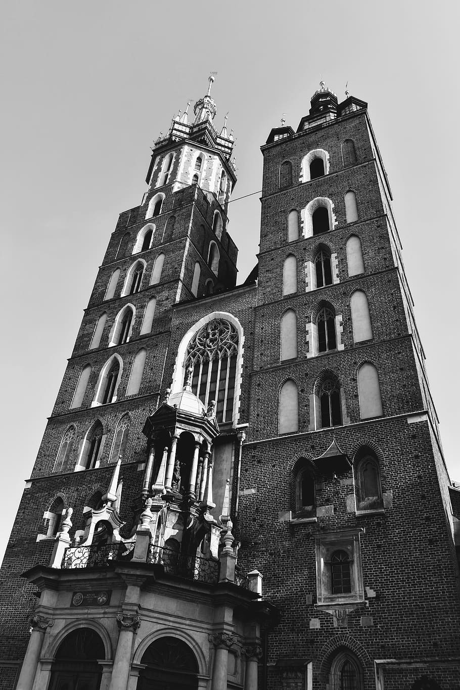 building, tower, steeple, architecture, spire, poland, church HD wallpaper