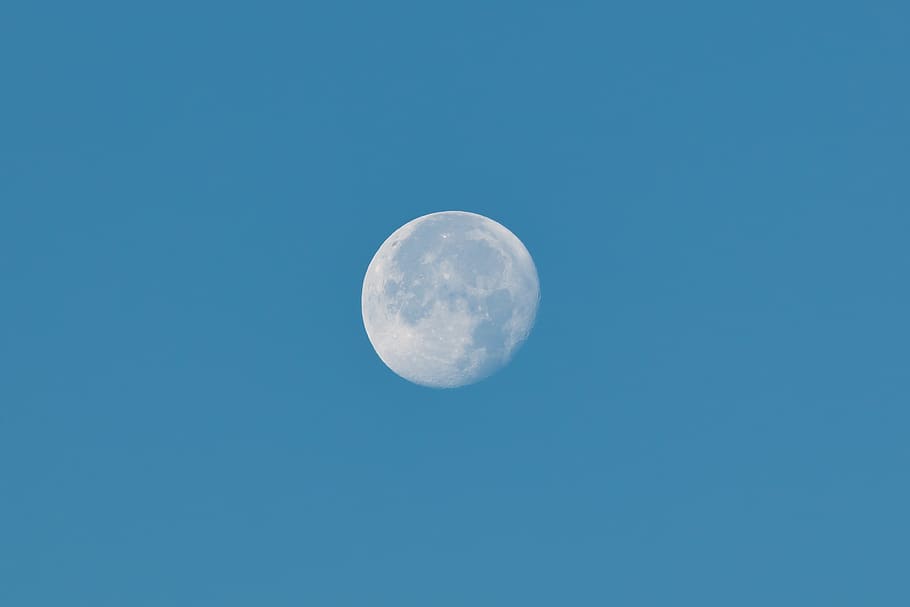 moon, full moon, moonlight, nature, sky, dawn, moon craters HD wallpaper