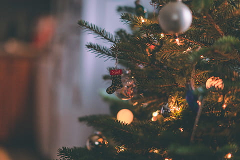HD wallpaper: Macro Shot Photography of Christmas Stockings Ornament on a Christmas  Tree | Wallpaper Flare