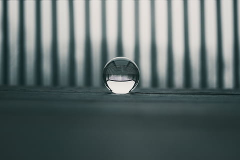 clear crystal ball, sphere, droplet, grey, missouri, usa, lamp HD wallpaper