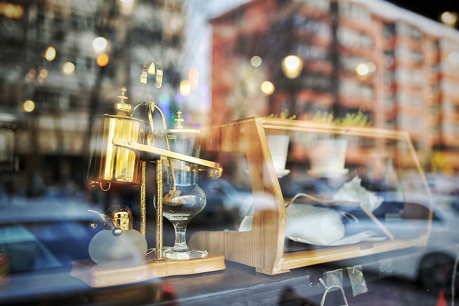 cafe, glass - material, transparent, table, business, food and drink HD wallpaper