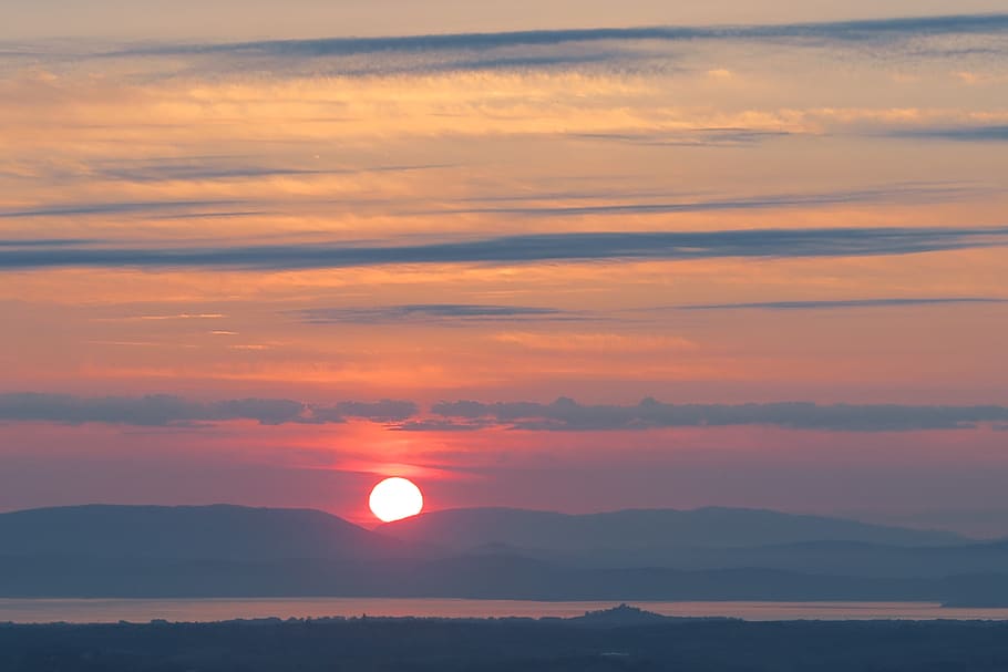 sunrise, sunset, sky, beauty in nature, scenics - nature, cloud - sky HD wallpaper