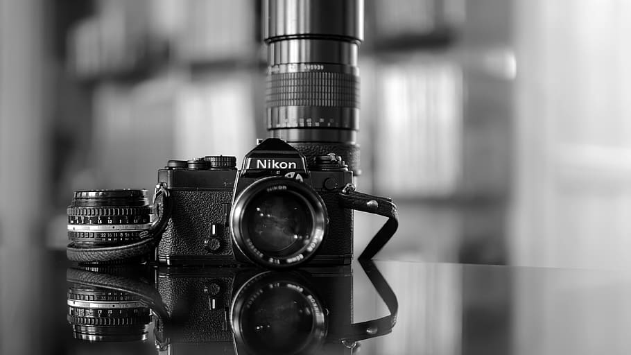 camera, slr, reflection, analog, lens, photography themes, lens - optical instrument HD wallpaper