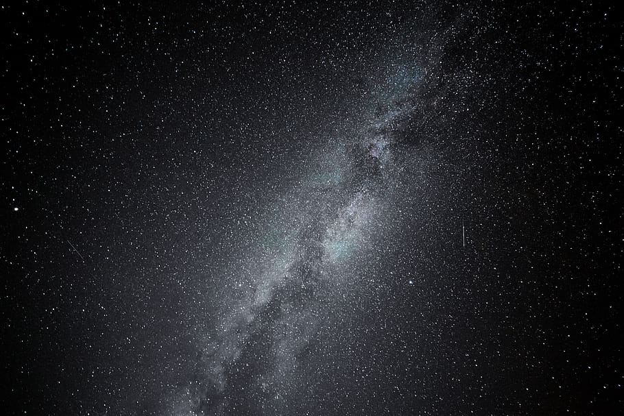milky way, astronomy, space, star - space, galaxy, sky, night HD wallpaper