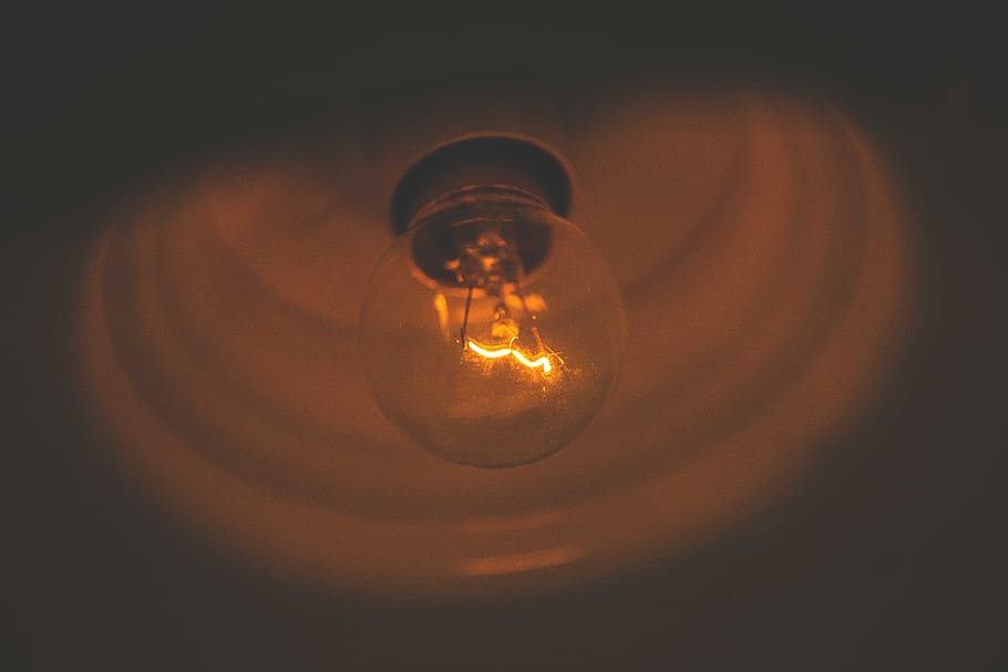 light, bulb, light bulb, illuminated, filament, lighting equipment HD wallpaper