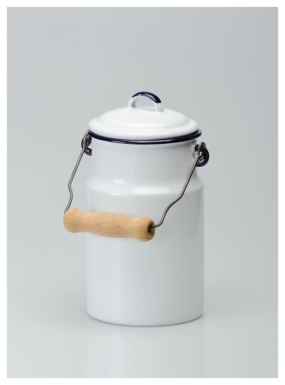 White Ceramic Jar With Lid, can, close-up, container, indoors HD wallpaper