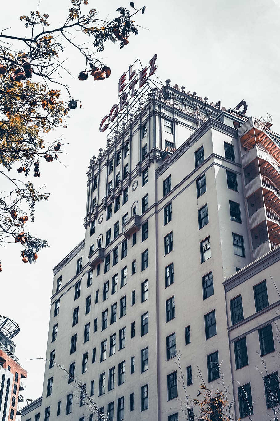 El Cortez building, building exterior, architecture, low angle view HD wallpaper