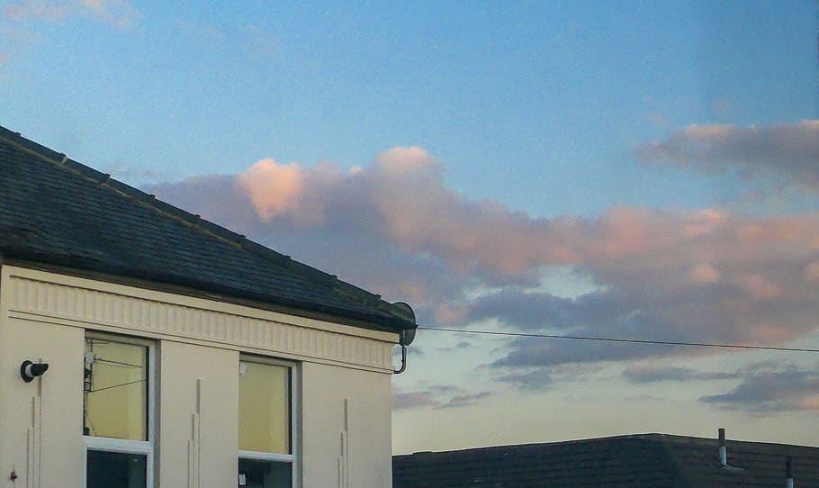 building, clouds, sky, architecture, built structure, building exterior HD wallpaper