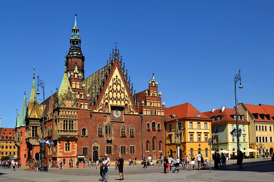 poland, wroclaw, architecture, building, europe, tourism, historic, HD wallpaper