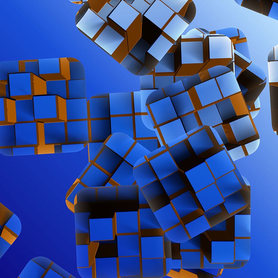 3drender, abstract, box, backgrounds, shapes, pattern, modern HD wallpaper