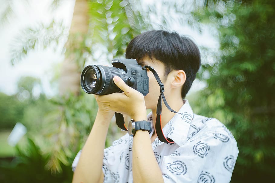 camera, lens, accessory, photography, photographer, people HD wallpaper