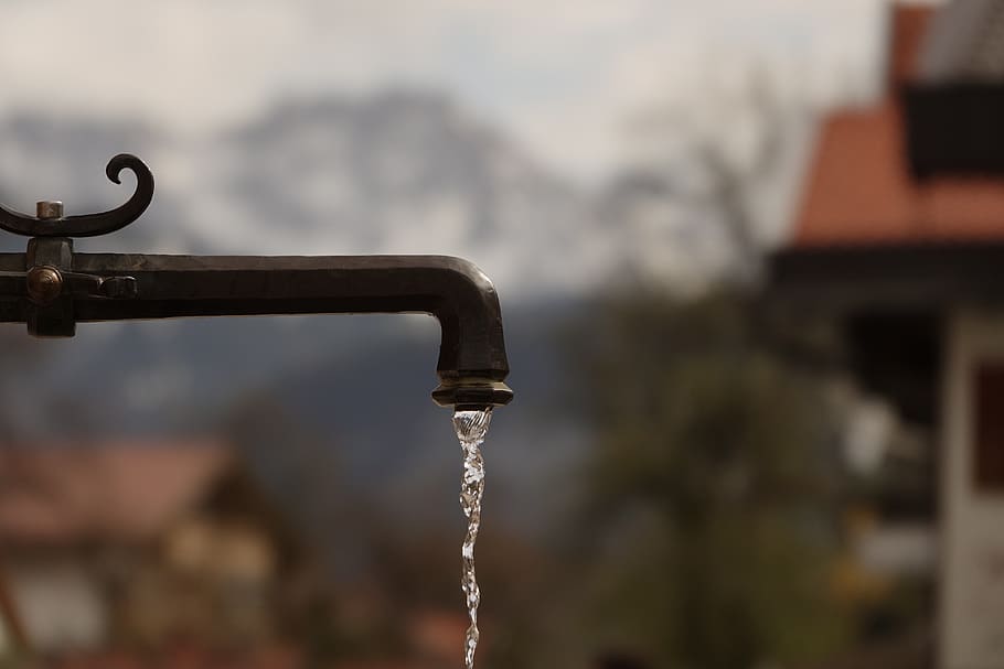 water, drinking water, mountains, liquid, fountain, water jet HD wallpaper