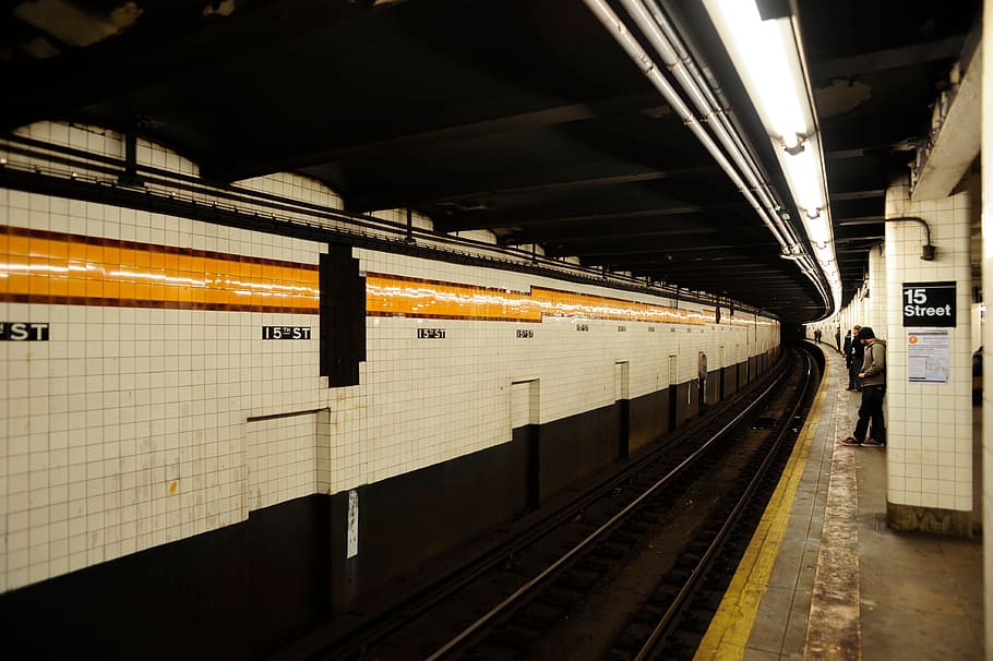 track, train, commute, subway, metro, underground, transport HD wallpaper