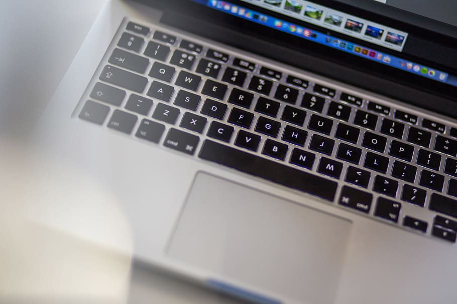 macbook, laptop, computer, technology, business, keyboard, wireless technology HD wallpaper