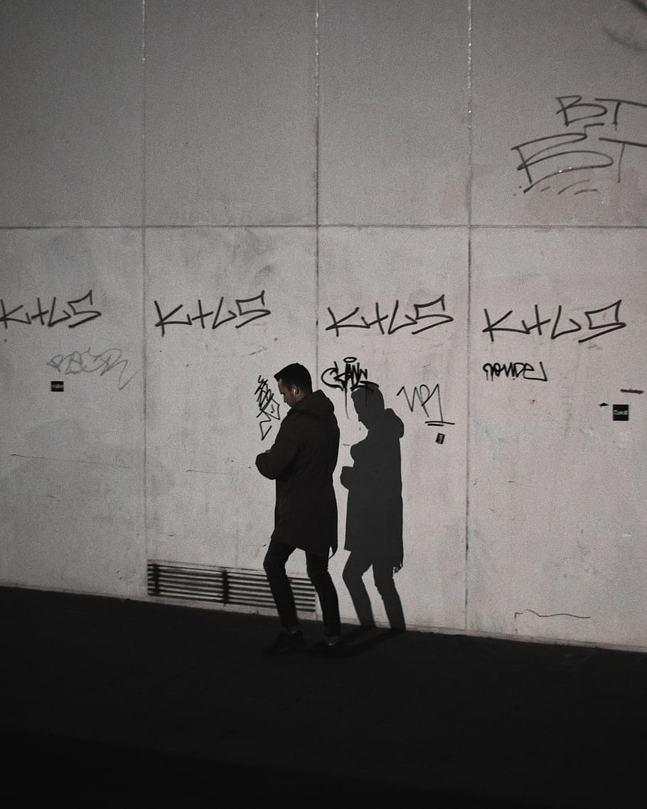 man walking on street, text, person, human, wall, netherlands HD wallpaper