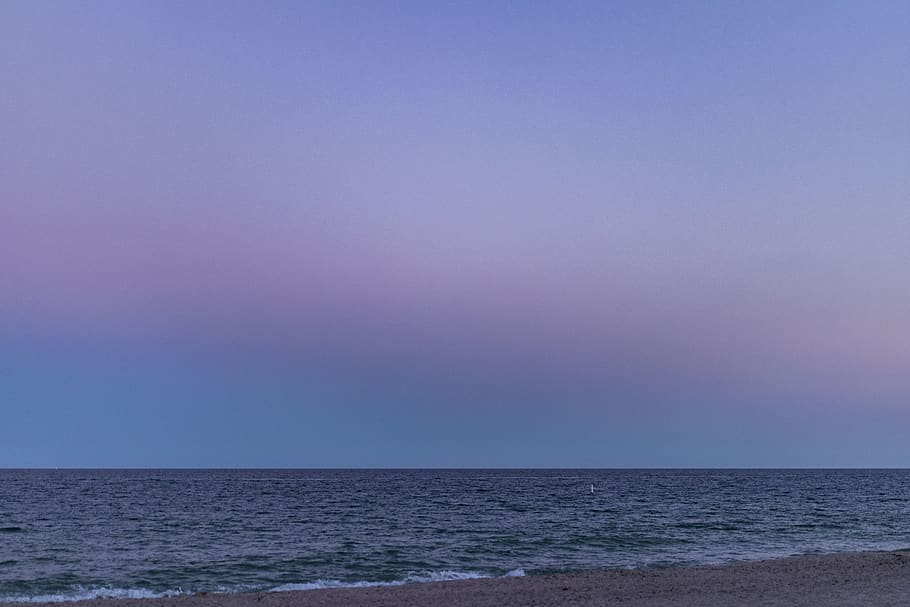 beach, water, ocean, miami, flordia, miami beach, sky, no cloud HD wallpaper