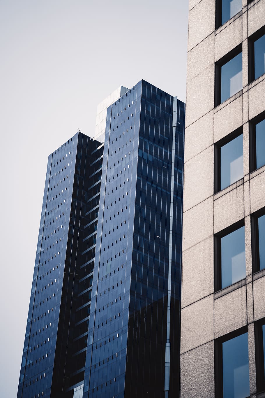 Black High-rise Building, architectural design, architecture HD wallpaper