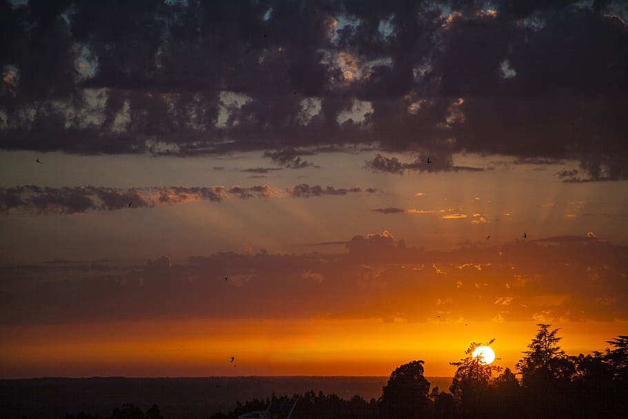 landscape, nature, clouds, twilight, sky, mystic, by sunsets HD wallpaper