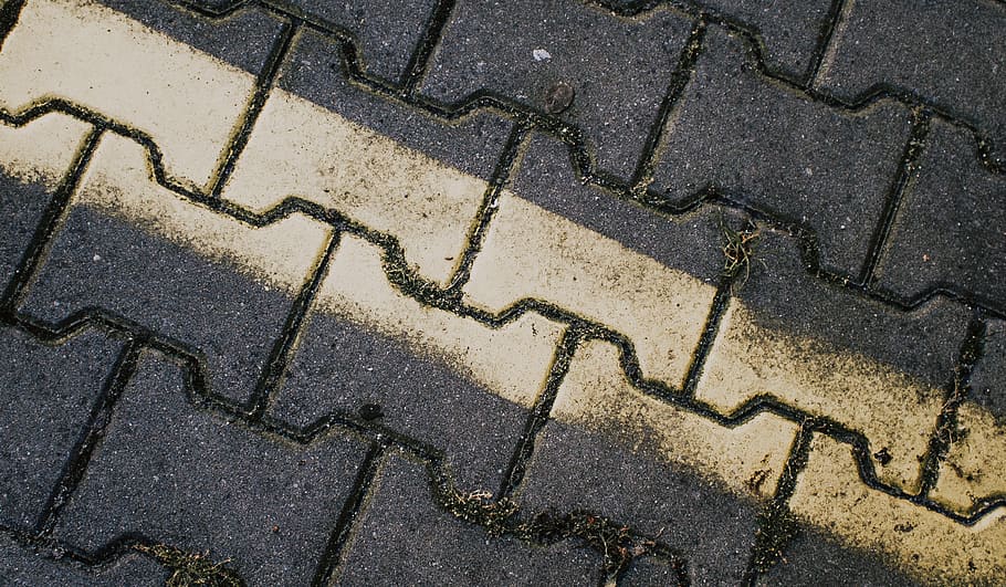 poland, lublin, high angle view, no people, day, pattern, street HD wallpaper