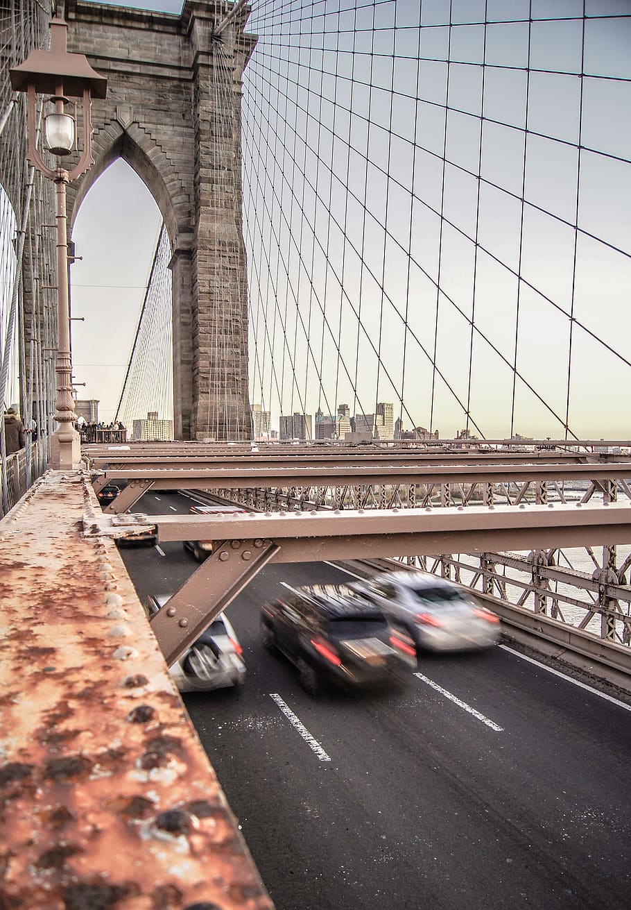 Architectural Photography of Bridge, architecture, brooklyn, brooklyn bridge HD wallpaper